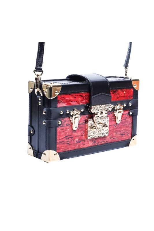 Louis Vuitton Mother of Pearl Petite Malle Crossbody Bag