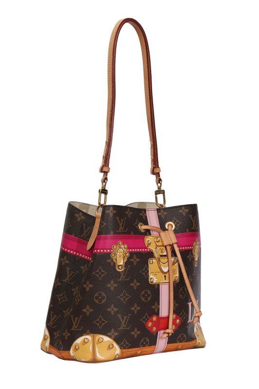 Louis Vuitton NeoNoe Limited Edition Summer Trunks Monogram Canvas Handbag BAG