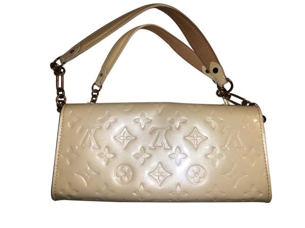 LOUIS VUITTON PERLE MONOGRAM VERNIS SUNSET BOULEVARD BAG