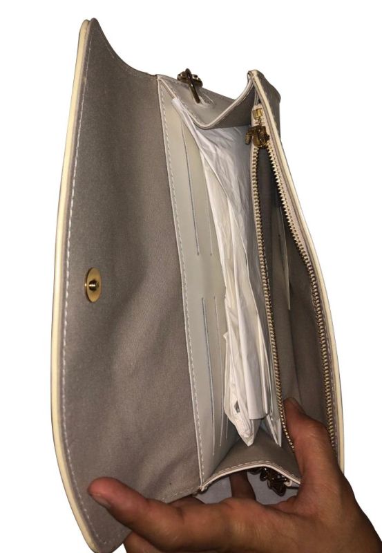 LOUIS VUITTON PERLE MONOGRAM VERNIS SUNSET BOULEVARD BAG