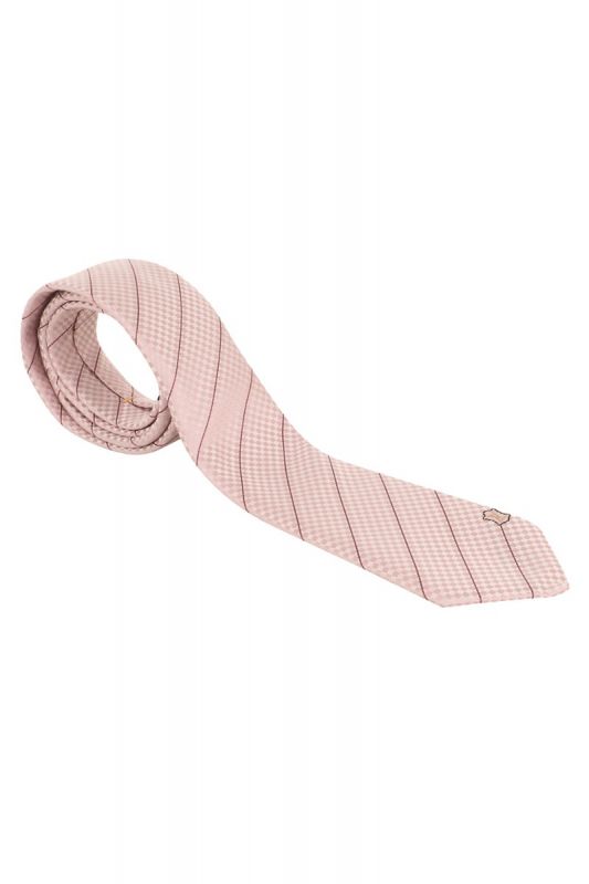 LOUIS VUITTON PINK DAMIER CHECK PATTERN TIE