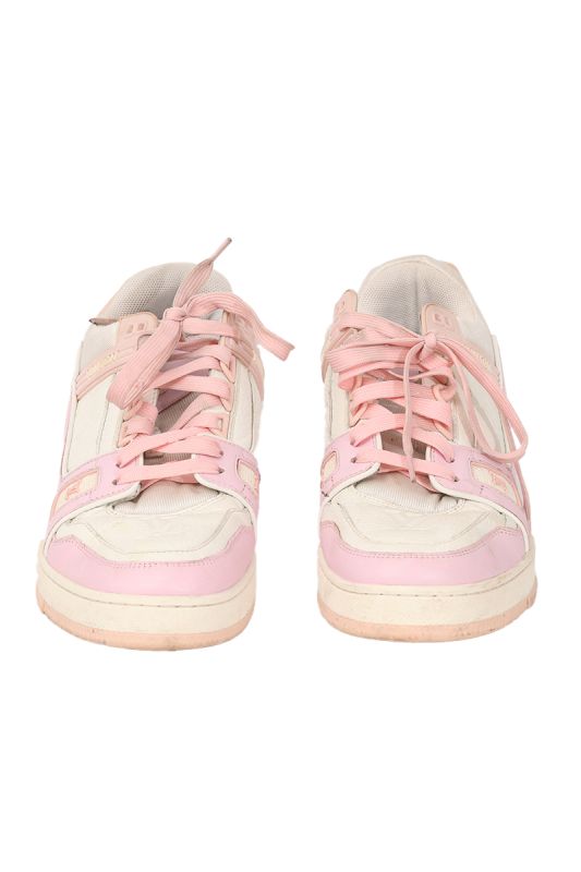 Louis Vuitton Pink/White Monogram EU 35 Sneakers