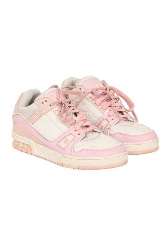 Louis Vuitton Pink/White Monogram EU 35 Sneakers