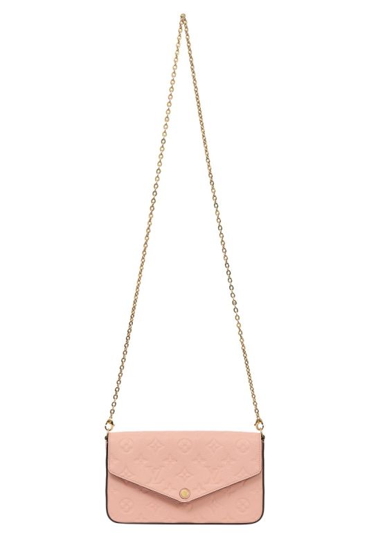 Louis Vuitton Pochette Felicie Empreinte Leather Sling Bag RT179-10