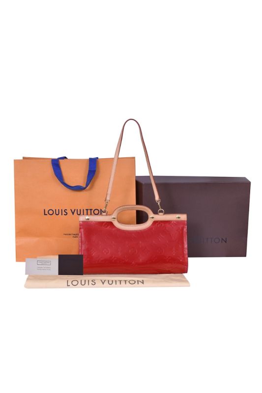 Louis Vuitton Red Monogram Roxbury Drive Bag RT163-10