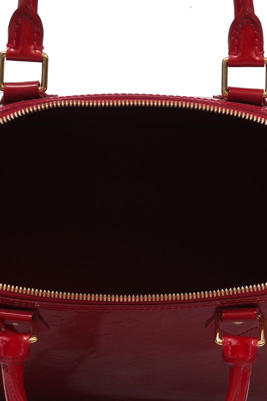 Louis Vuitton Red Monogram Vernis Alma GM Bag