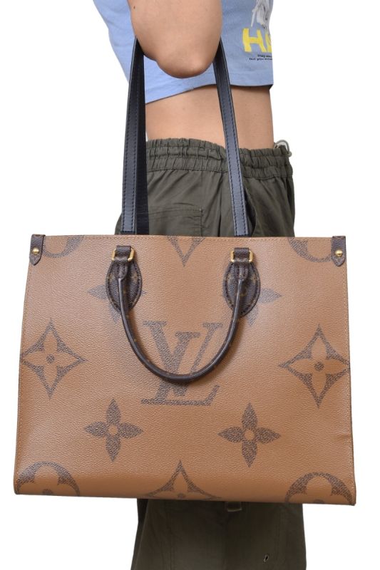 Louis Vuitton Reverse Monogram On the Go GM Handbag