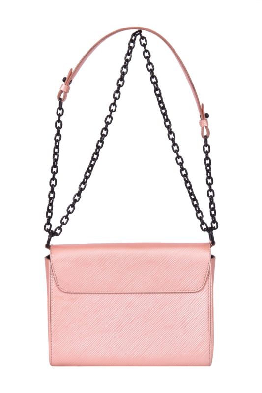 Louis Vuitton Rose Nacre Epi Leather Twist Lock Bag