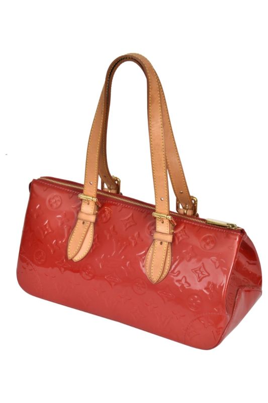 Louis Vuitton Rosewood Avenue Red Pomme D’amour Vernis Leather