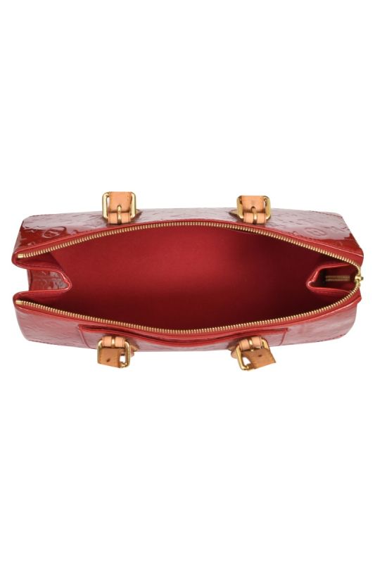 Louis Vuitton Rosewood Avenue Red Pomme D’amour Vernis Leather