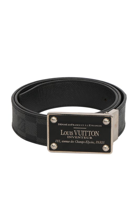 Louis Vuitton Size 90cm/36 InchSainteur Eventeur Damier Canvas Belt