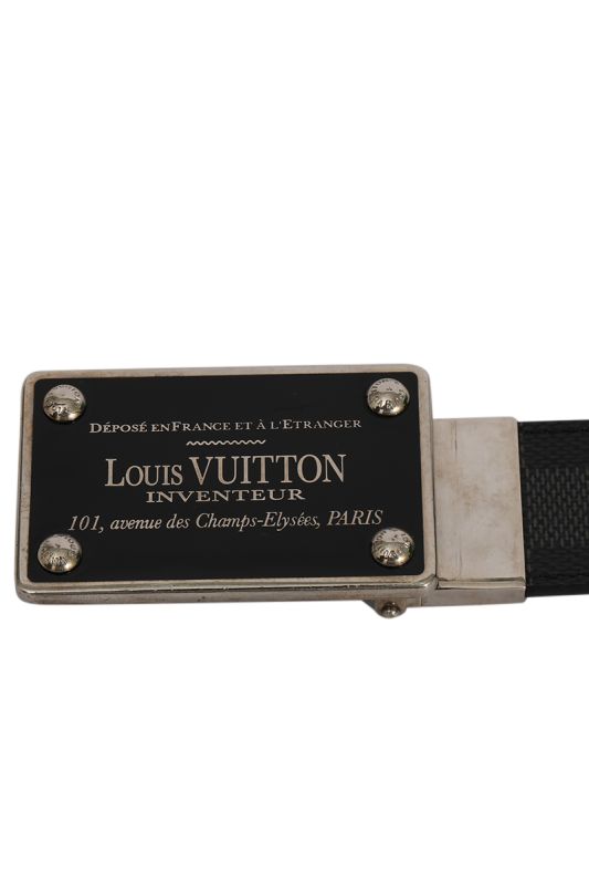 Louis Vuitton Size 90cm/36 InchSainteur Eventeur Damier Canvas Belt