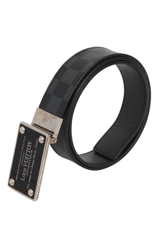 Louis Vuitton Size 90cm/36 InchSainteur Eventeur Damier Canvas Belt