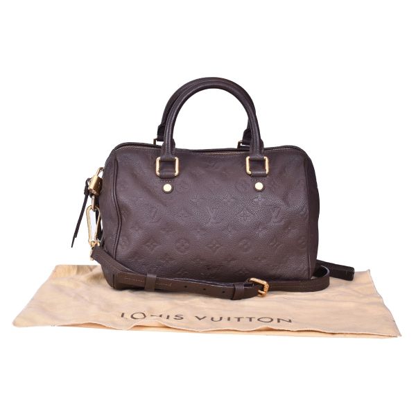 LOUIS VUITTON SPEEDY 25 MONOGRAM EMPREINTE BANDOULIERE BAG