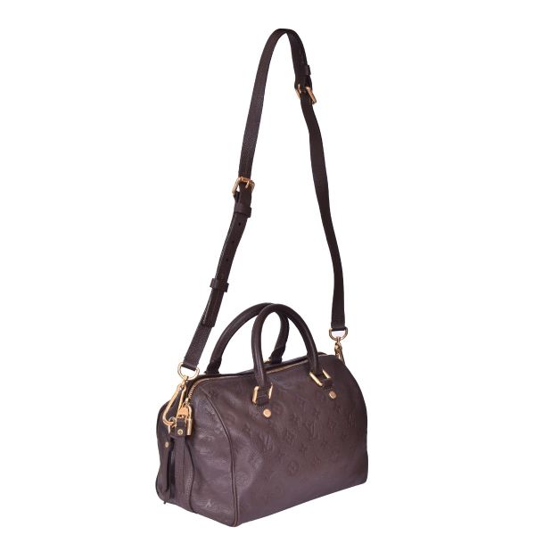 LOUIS VUITTON SPEEDY 25 MONOGRAM EMPREINTE BANDOULIERE BAG