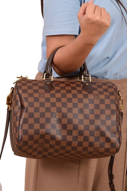 Louis Vuitton Speedy 30 Damier Bandouliere Bag