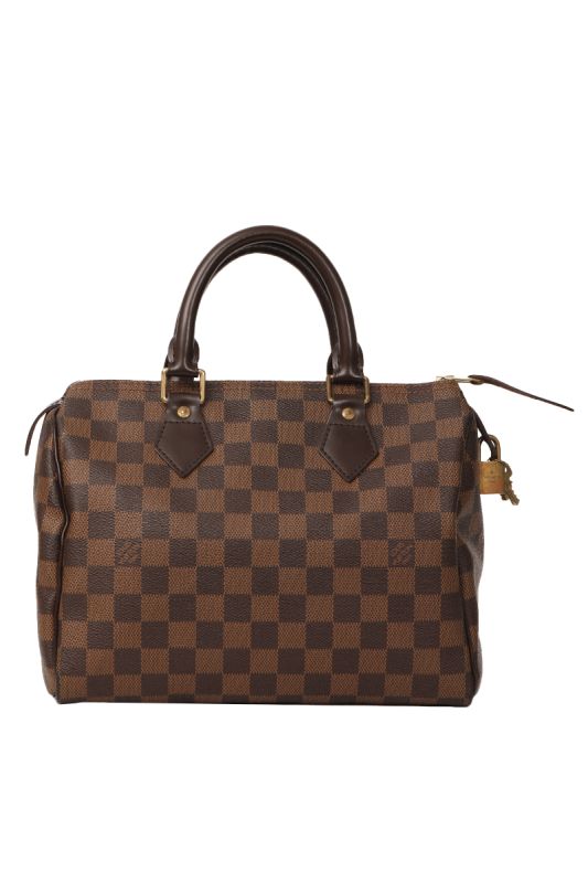 LOUIS VUITTON SPEEDY 25 DAMIER EBENE BAG