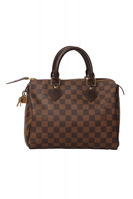 LOUIS VUITTON SPEEDY 25 DAMIER EBENE BAG