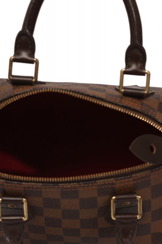 LOUIS VUITTON SPEEDY 25 DAMIER EBENE BAG