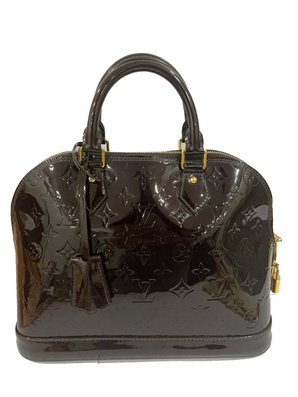 Louis Vuitton Vernis Amarante Patent Leather PM Handbag