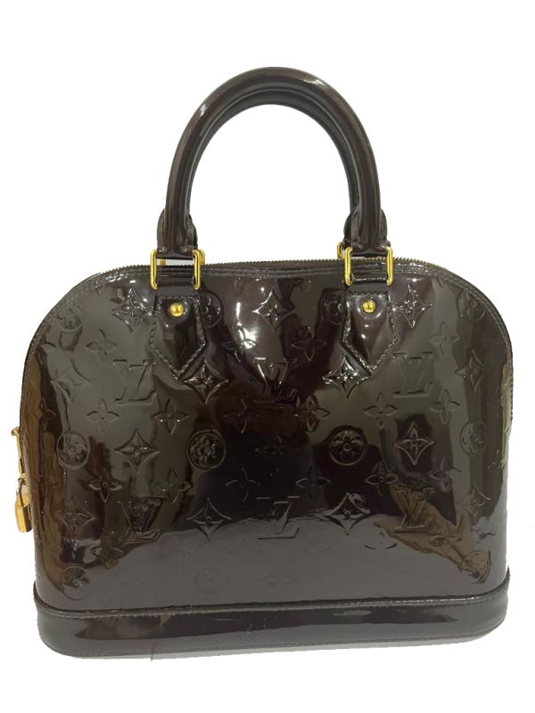 Louis Vuitton Vernis Amarante Patent Leather PM Handbag