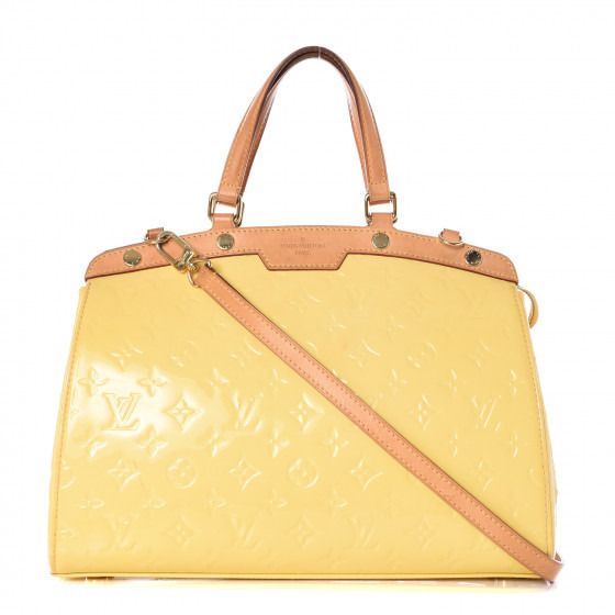 LOUIS VUITTON VERNIS BREA CITRINE BAG