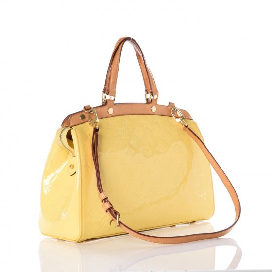 LOUIS VUITTON VERNIS BREA CITRINE BAG
