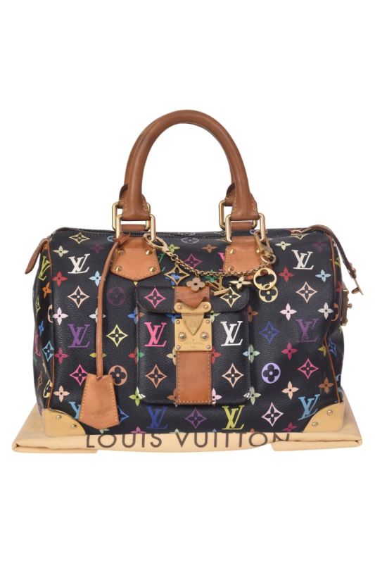 Louis Vuitton X Takashi Murakami Monogram Speedy Handbag