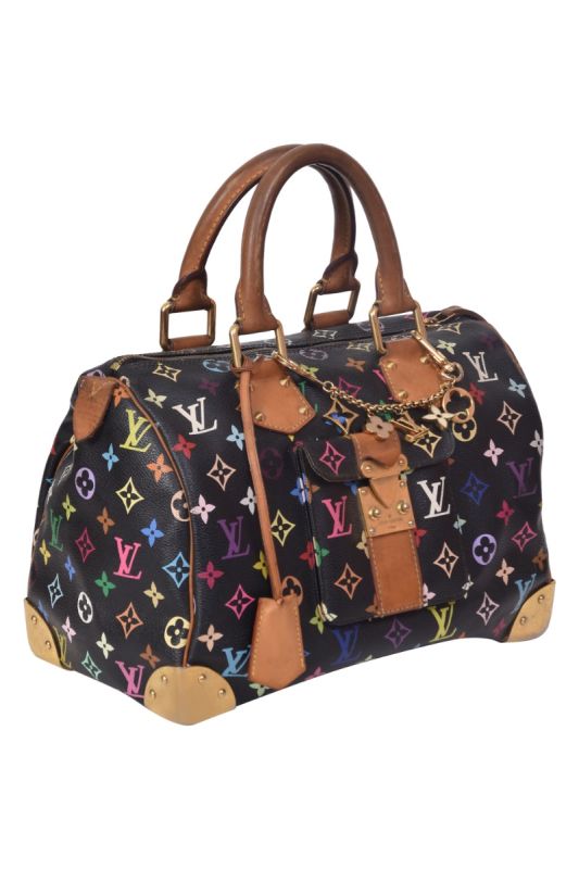 Louis Vuitton X Takashi Murakami Monogram Speedy Handbag