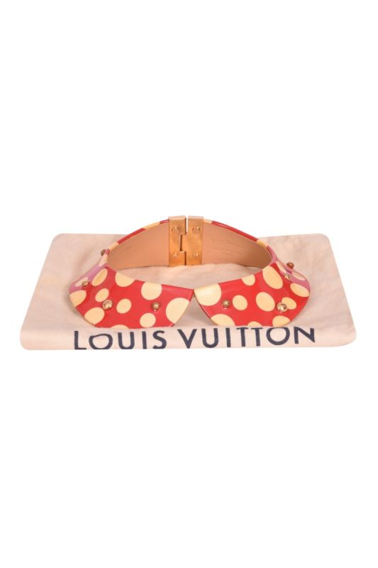 Louis Vuitton X Yayoi Kusama Red Infinity Dots Collar