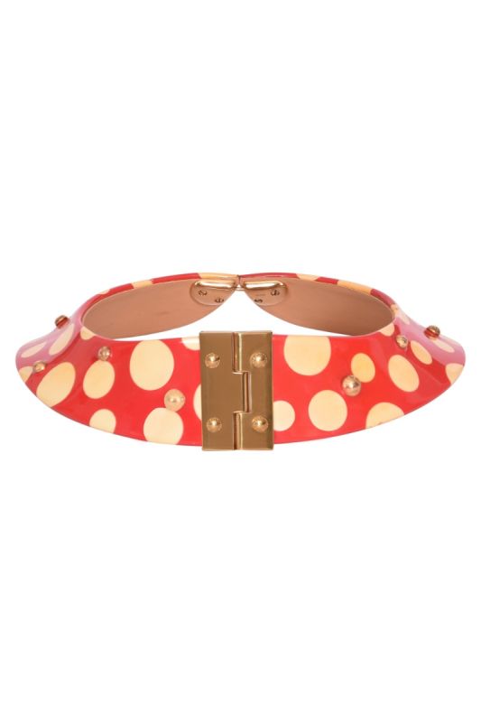 Louis Vuitton X Yayoi Kusama Red Infinity Dots Collar