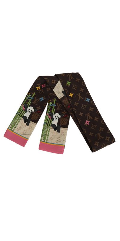 Louis Vuitton Xmas 2021 Panda Silk Bandeau