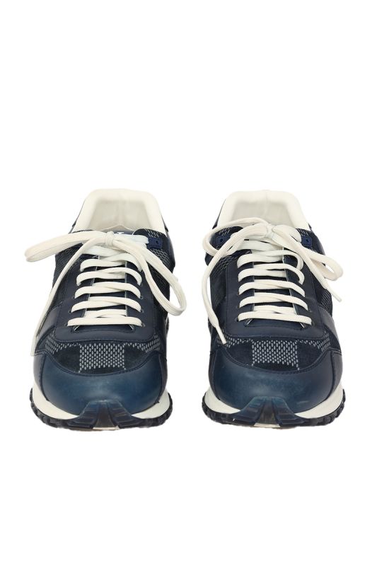 Louis Vuttion EU 41 Street Style Logo Blue Sneakers