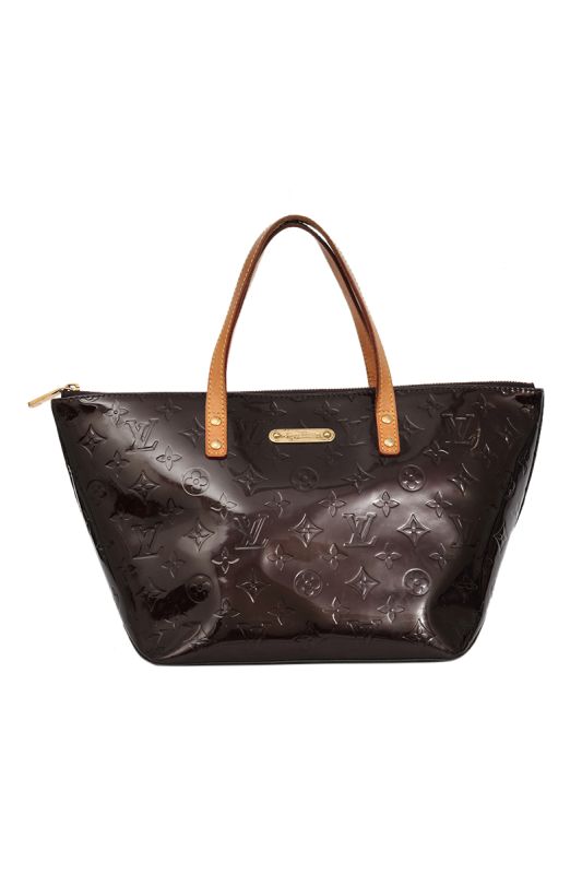 Louis Vuttion Monogram Vernis Bellevue PM Tote Bag