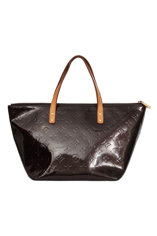 Louis Vuttion Monogram Vernis Bellevue PM Tote Bag