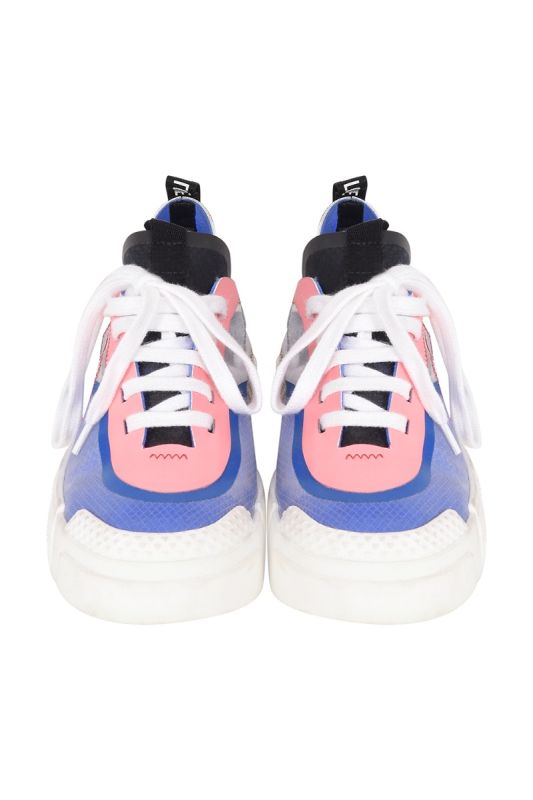 Love Moschino Colorblock Lace Up Sneakers
