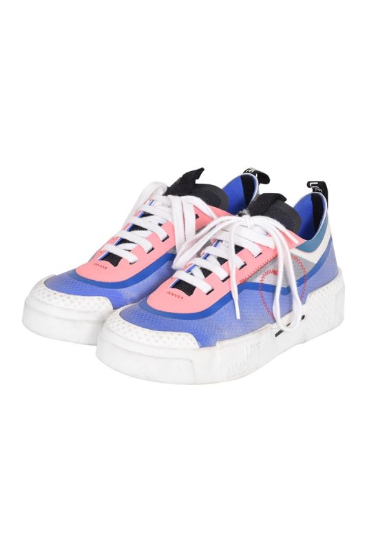Love Moschino Colorblock Lace Up Sneakers