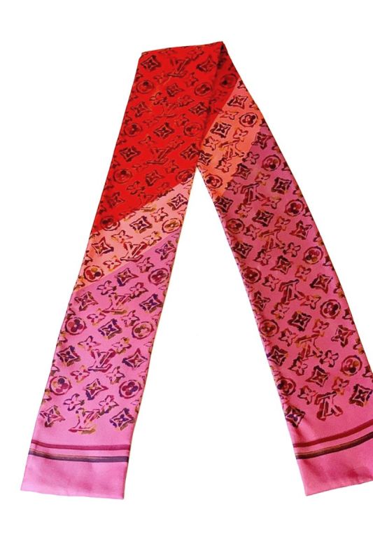 LV MONOGRAM RAINBOW SILK BANDEAU