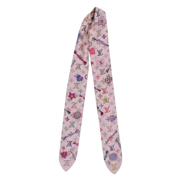 LV MONOGRAM SILK BANDEAU