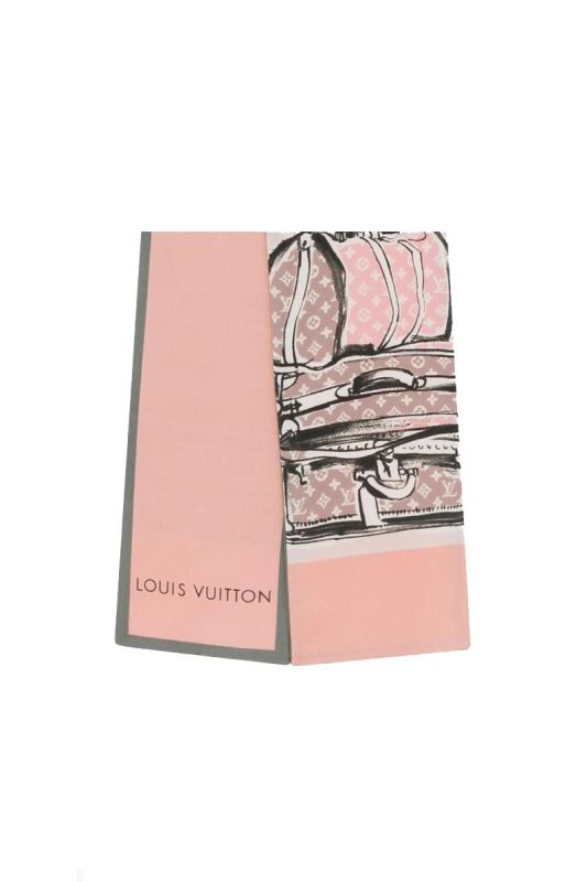 LV MONOGRAM TRUNKS SILK BANDEAU