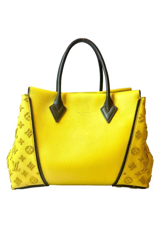 LV YELLOW VEAU CACHEMIRE LEATHER & TUFFETAGE BAG