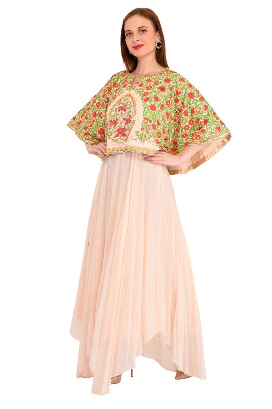 MANISH ARORA LONG CAPE GOWN