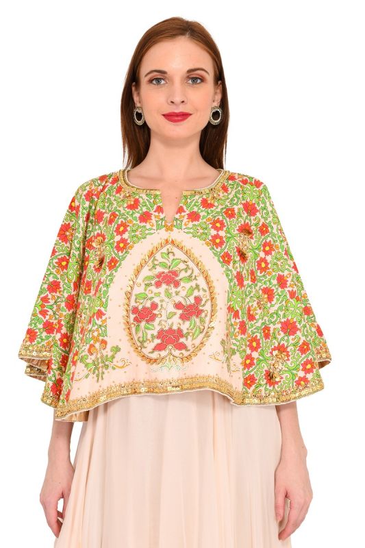 MANISH ARORA LONG CAPE GOWN