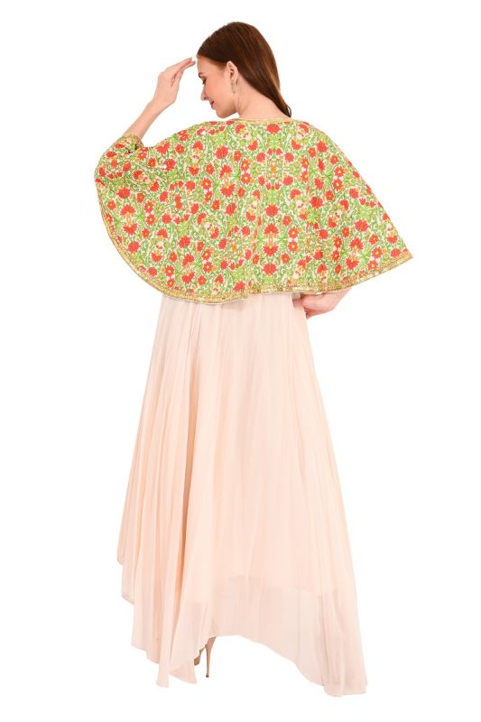MANISH ARORA LONG CAPE GOWN