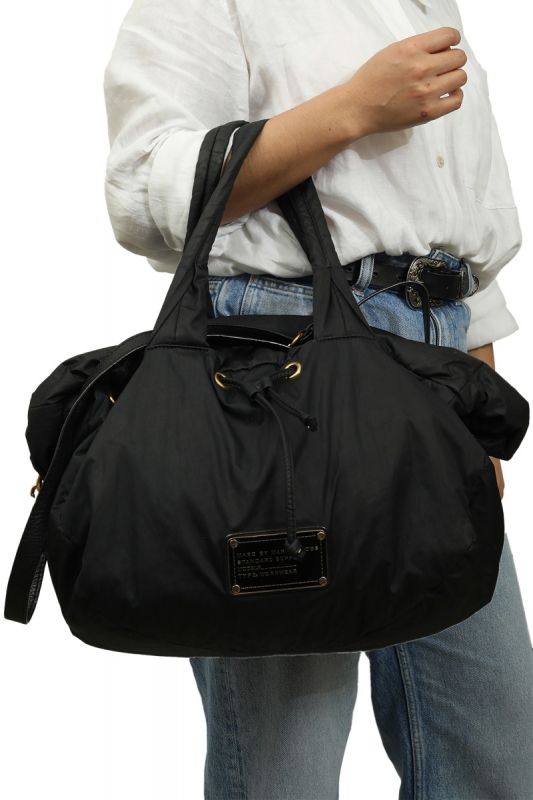 Marc By Marc Jacobs Black Nylon Shoulder Bag