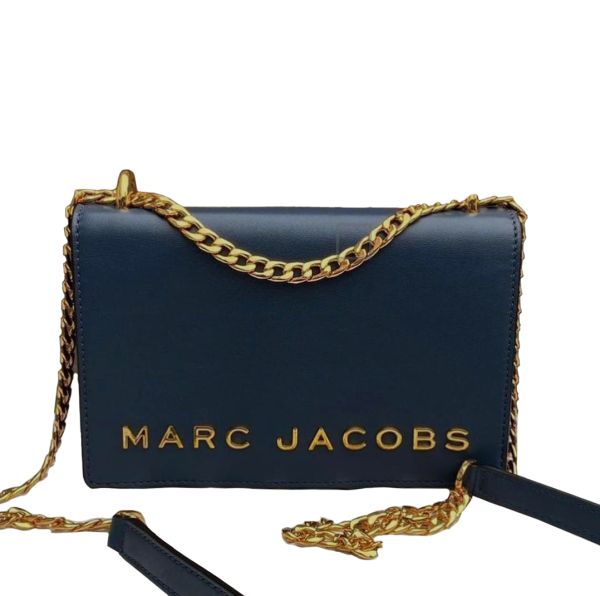 MARC JACOBS DOUBLE TAKE LEATHER LOGO CROSSBOSY BAG