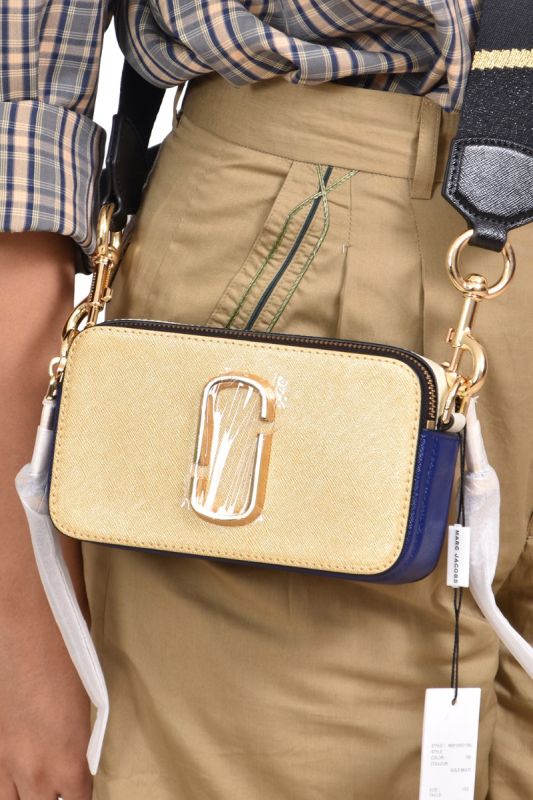 Marc Jacobs Gold Snap Shot Bag