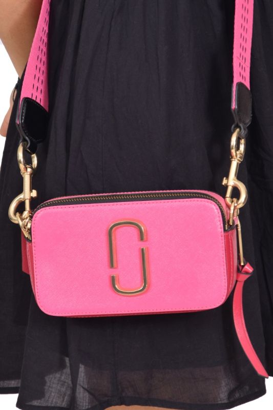 Marc Jacobs Pink Snapshot Crossbody Bag
