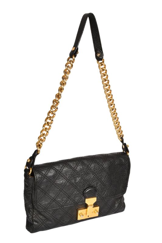 MARC JACOBS POLLY QUILTED SHOULDER BAG