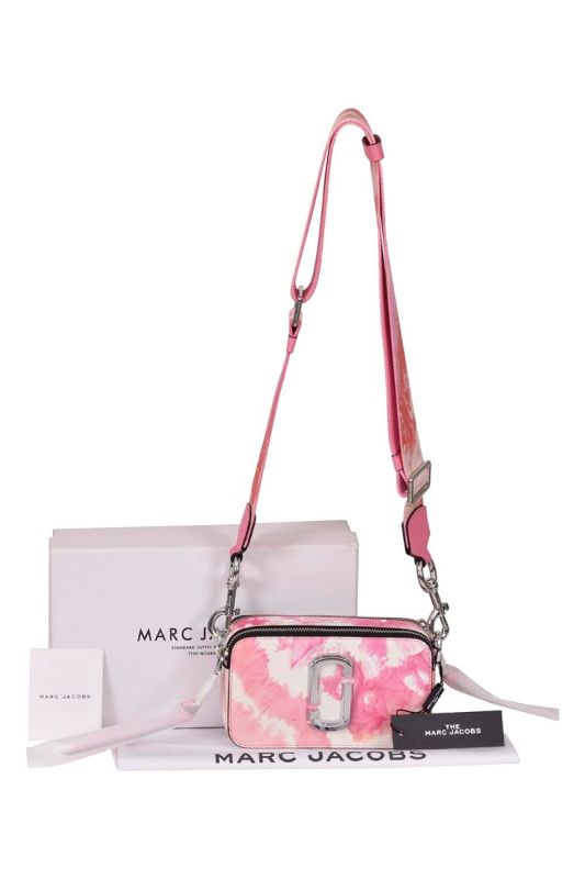 Marc Jacobs The TieDye Snapshot Pink Crossbody Bag